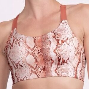 Victorias Secret Sweat On Point Incredible Sports Bra 34DD Max Support Snakeskin